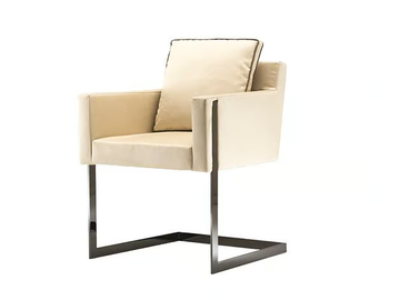 VERSUS - Cantilever leather chair with armrests by Siwa Soft Style - view 3